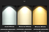 Round Dimmable COB LED Downlights 7W 9W 12W LED Ceiling Spot lights AC85~265V LED Ceiling Lamps Warm/Cold White Indoor Lighting