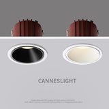 Anti Glare LED COB Recessed Downlight 7W 12W Spot Lights Natural White Warm White Background LED Ceiling Spot Light