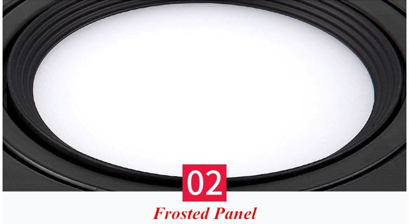 Bright Square Recessed LED Dimmable Square Downlight COB 7W 10W 14W 20W Black LED Spot light Ceiling Lamp AC 110V 220V