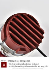 DBF 2021 New Deep-Glare LED Ceiling Spot Light 7W 12W 15W Angle Adjustable Dimmable Embedded Downlight for Living room Bedroom