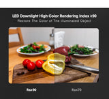 DBF 2021 New Deep-Glare LED Ceiling Spot Light 7W 12W 15W Angle Adjustable Dimmable Embedded Downlight for Living room Bedroom