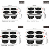 Anti Glare Ceiling Recessed LED COB Downlights Angle Adjustable 4 Heads 28W 48W 60W 80W Spot Light Home Indoor Bedroom 110V 220V