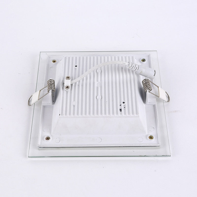 Round/Square Glass LED Downlight Recessed 25W COB LED Panel Light Spot Ceiling Down Light AC85-265V Driver Include