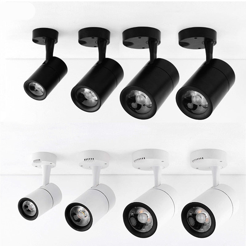 Led COB lamp LED Downlights 7W 12W 20W 30W Surface Mounted LED Ceiling Lamps Spot Light Rotation LED Lamp