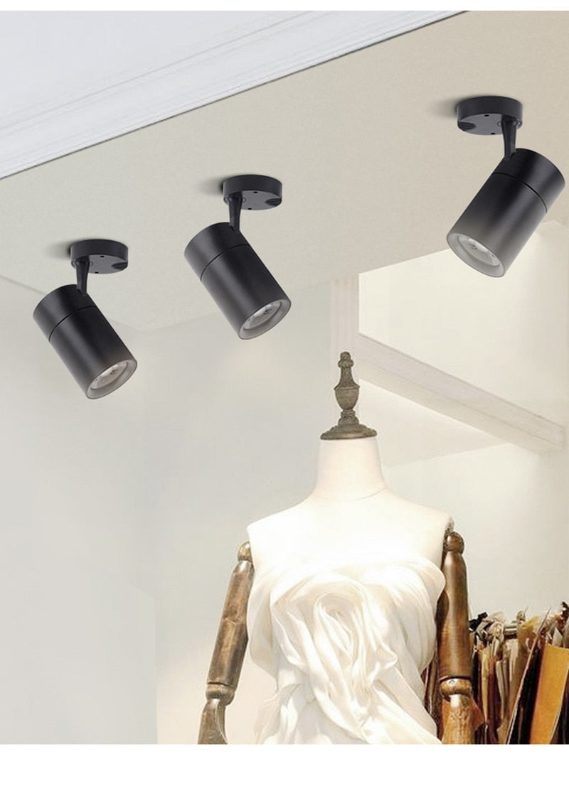 Led COB lamp LED Downlights 7W 12W 20W 30W Surface Mounted LED Ceiling Lamps Spot Light Rotation LED Lamp