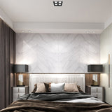 LED Spotlight Super Bright 40W 4-Head COB Recessed Square Dimmable Downlight for Ceiling Decoration AC85-265V