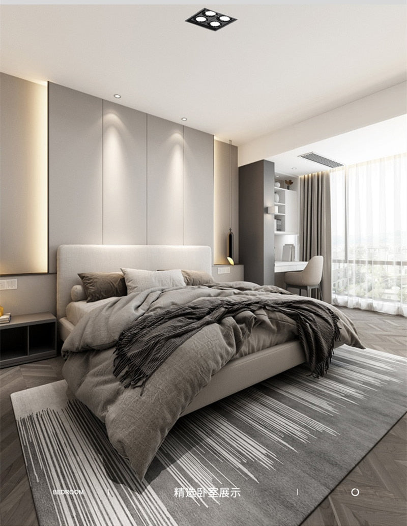 LED Spotlight Super Bright 40W 4-Head COB Recessed Square Dimmable Downlight for Ceiling Decoration AC85-265V