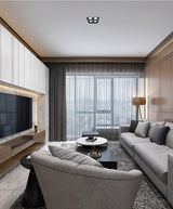 LED Spotlight Super Bright 40W 4-Head COB Recessed Square Dimmable Downlight for Ceiling Decoration AC85-265V