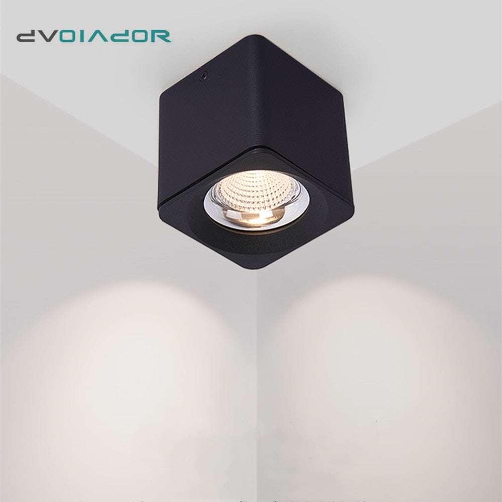 Led Downlight 110V 220V Surface Mounted Ceiling Downlight Spot Led COB 10W 20W Living Room Office Coffee Stores Spot Lighting