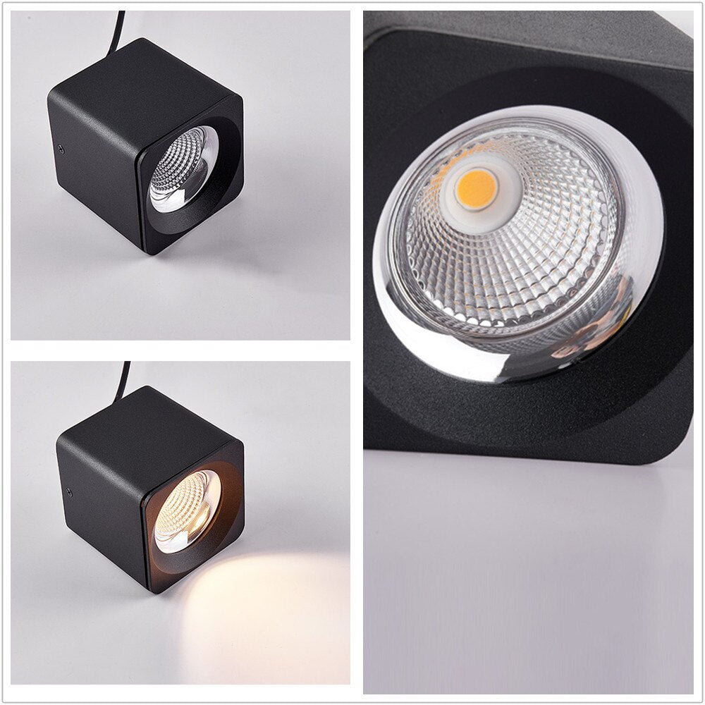 Led Downlight 110V 220V Surface Mounted Ceiling Downlight Spot Led COB 10W 20W Living Room Office Coffee Stores Spot Lighting