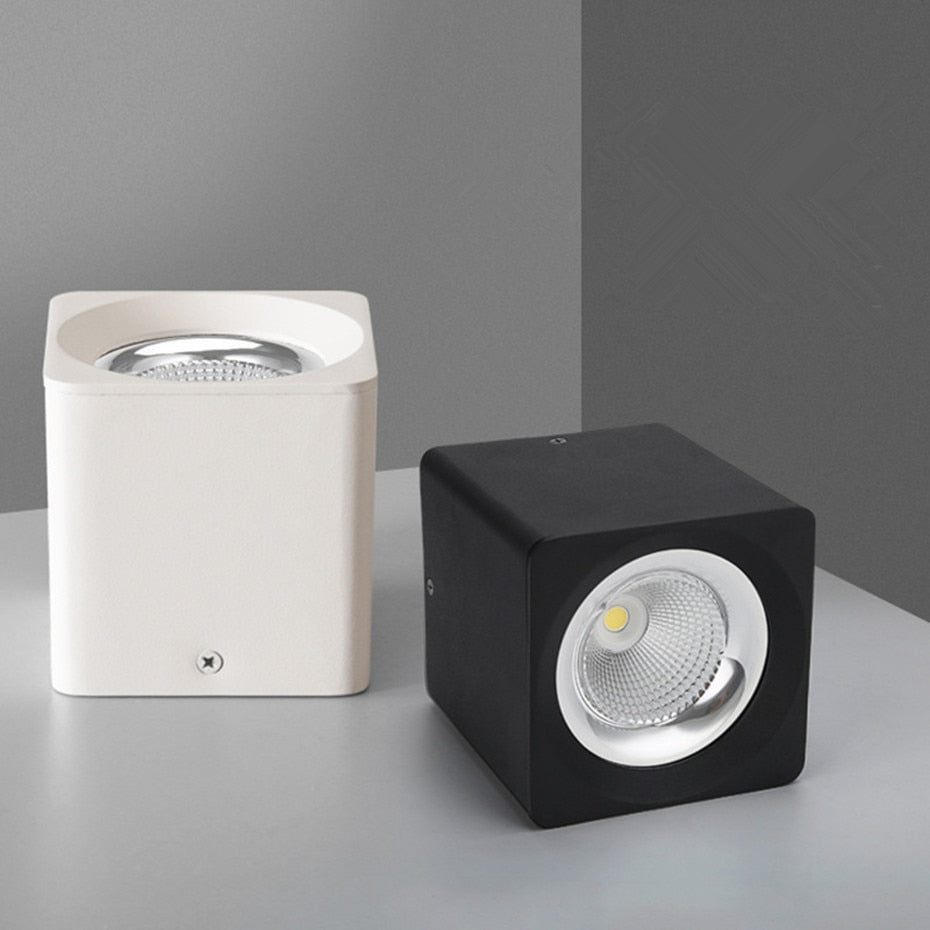 Led Downlight 110V 220V Surface Mounted Ceiling Downlight Spot Led COB 10W 20W Living Room Office Coffee Stores Spot Lighting