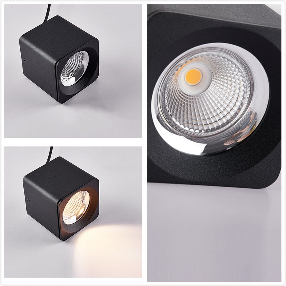 Led Downlight 110V 220V Surface Mounted Ceiling Downlight Spot Led COB 10W 20W Living Room Office Coffee Stores Spot Lighting