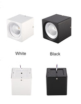 Led Downlight 110V 220V Surface Mounted Ceiling Downlight Spot Led COB 10W 20W Living Room Office Coffee Stores Spot Lighting