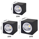 Led Downlight 110V 220V Surface Mounted Ceiling Downlight Spot Led COB 10W 20W Living Room Office Coffee Stores Spot Lighting