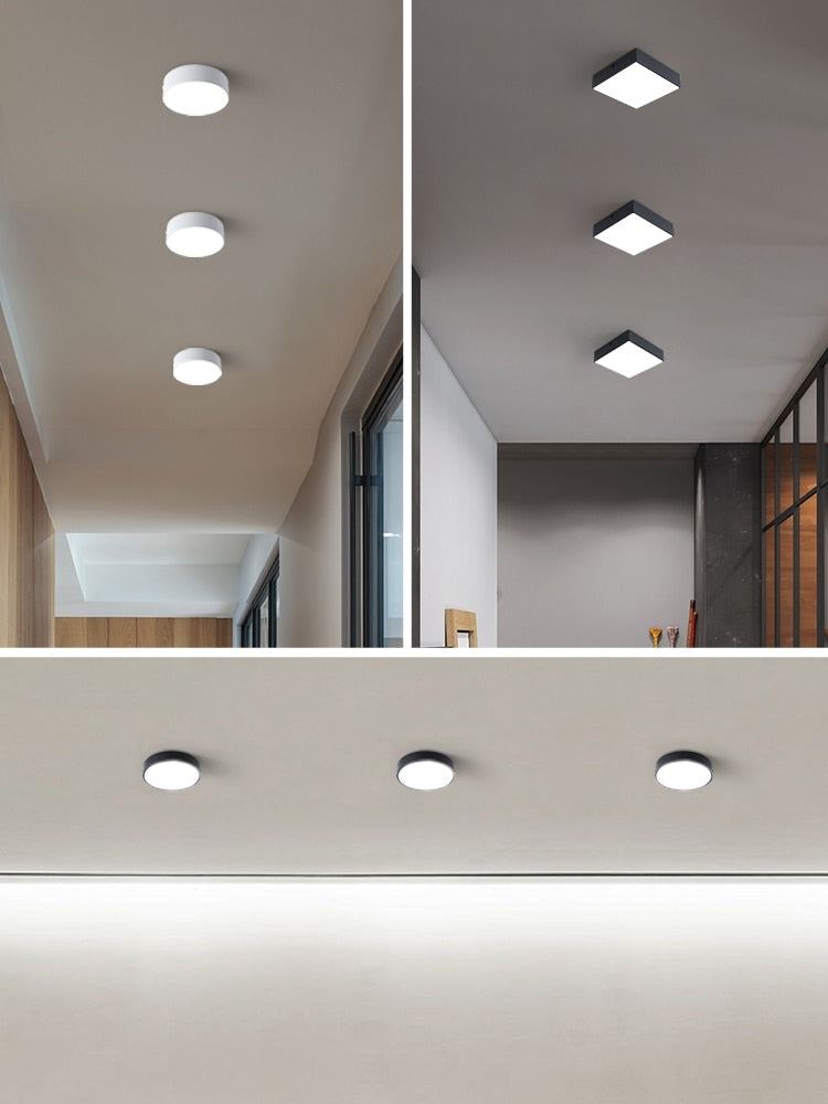 Aisle lights, corridor lights, ultra-thin no main lights, surface mounted downlights, concealed entrance lights, entrance lights