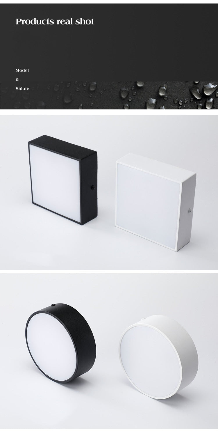 Aisle lights, corridor lights, ultra-thin no main lights, surface mounted downlights, concealed entrance lights, entrance lights