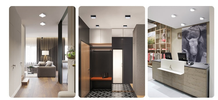 Aisle lights, corridor lights, ultra-thin no main lights, surface mounted downlights, concealed entrance lights, entrance lights