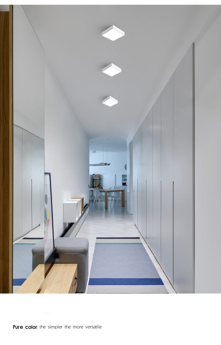 Aisle lights, corridor lights, ultra-thin no main lights, surface mounted downlights, concealed entrance lights, entrance lights