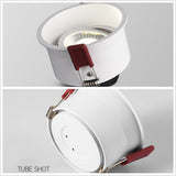 Simple Round Led Light Downlight Recessed Led Lighting 5W 7W 12W 15W Light Spot Anti-glare For Room Stores Office AC110V 220V