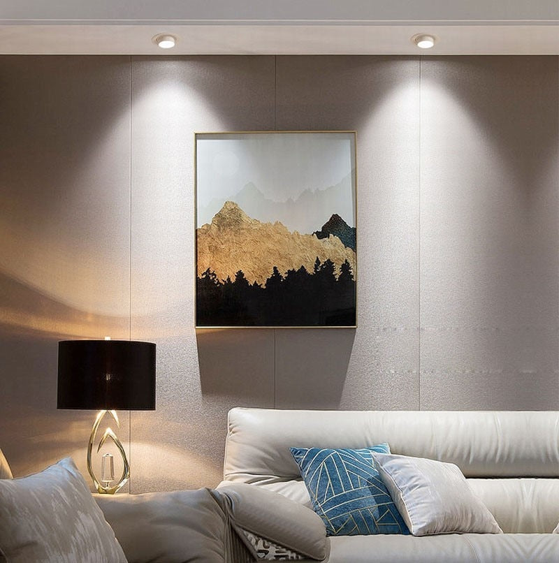 Dimmable 15/45/60 Degree Zoom Focusing 360 Degree Rotation LED COB Downlight 7W 12W 15W 18W LED Downlight Led Light Bulb 110V 220V