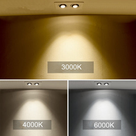 360 Angle Rotatable LED COB Recessed Downlight 10W 14W 20W 24W LED Ceiling Spot Light for Picture TV Background AC110V 220V