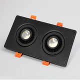 360 Angle Rotatable LED COB Recessed Downlight 10W 14W 20W 24W LED Ceiling Spot Light for Picture TV Background AC110V 220V