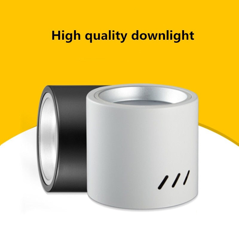 Surface Mounted Downlight 12W 15W 24W 36W 50W Dimmable cob downlight AC110/220V led ceiling light spot light with Driver