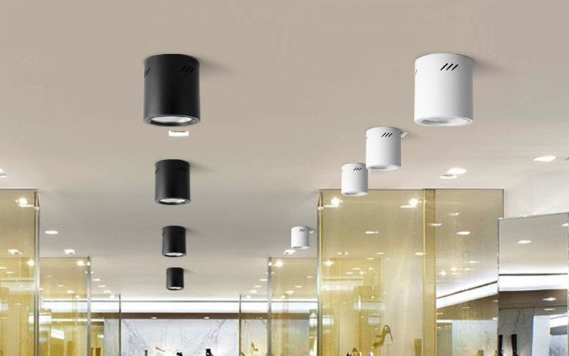 Surface Mounted Downlight 12W 15W 24W 36W 50W Dimmable cob downlight AC110/220V led ceiling light spot light with Driver