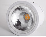 Surface Mounted Downlight 12W 15W 24W 36W 50W Dimmable cob downlight AC110/220V led ceiling light spot light with Driver