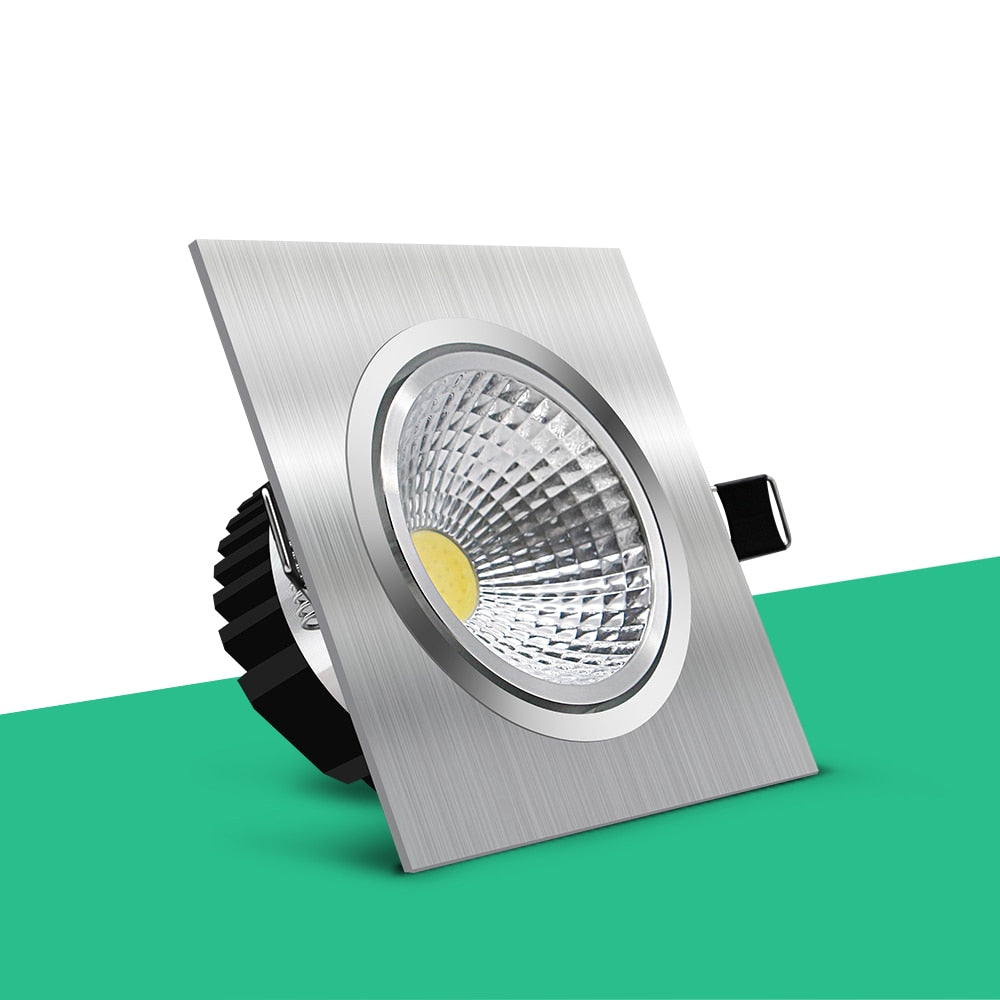 Dimmable LED Downlight 30W 24W Square Recessed Ceiling Lamp 7W 12W led spot lights Ceiling Fixtures Lighting Indoor Light Natural White