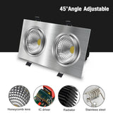 Dimmable LED Downlight 30W 24W Square Recessed Ceiling Lamp 7W 12W led spot lights Ceiling Fixtures Lighting Indoor Light Natural White