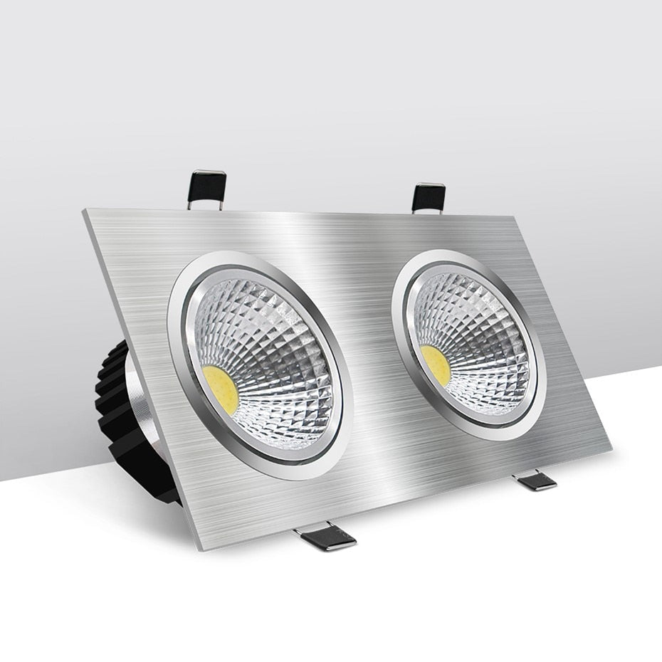 Dimmable LED Downlight 30W 24W Square Recessed Ceiling Lamp 7W 12W led spot lights Ceiling Fixtures Lighting Indoor Light Natural White