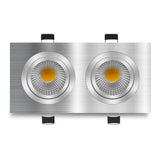 Dimmable LED Downlight 30W 24W Square Recessed Ceiling Lamp 7W 12W led spot lights Ceiling Fixtures Lighting Indoor Light Natural White