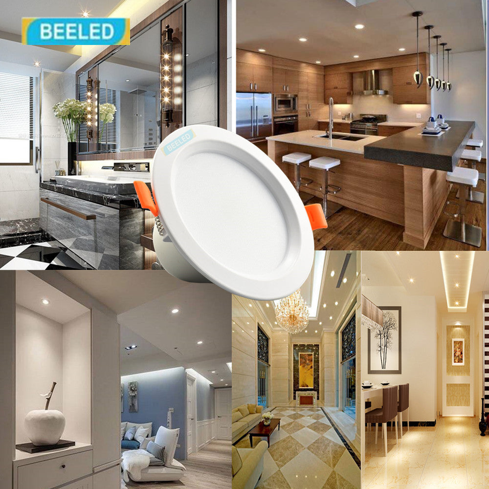 led downlight 6 pack 3W 5W 7W 9W 12W 15W LED downlights Recessed LED Ceiling light Spot Light Lamp white LED Bulb lamp  smd 5733