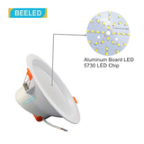 led downlight 6 pack 3W 5W 7W 9W 12W 15W LED downlights Recessed LED Ceiling light Spot Light Lamp white LED Bulb lamp  smd 5733