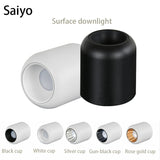 Saiyo Led Downlight Surface Mounted Lamp 110V 220V Ceiling lamp 8W Aluminum Down Light Bedroom Kitchen Indoor Lighting