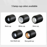 Saiyo Led Downlight Surface Mounted Lamp 110V 220V Ceiling lamp 8W Aluminum Down Light Bedroom Kitchen Indoor Lighting