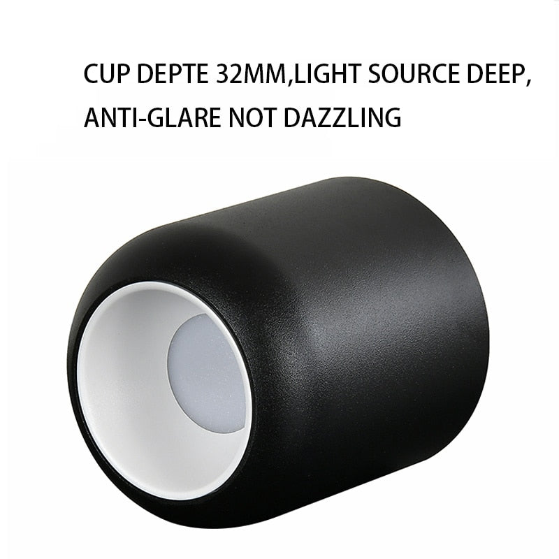 Saiyo Led Downlight Surface Mounted Lamp 110V 220V Ceiling lamp 8W Aluminum Down Light Bedroom Kitchen Indoor Lighting