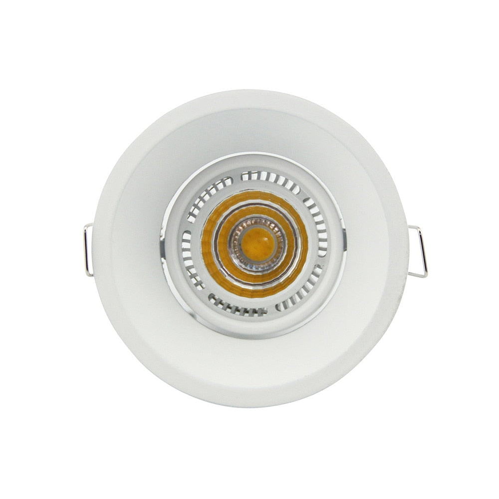 Anti-Glare Round/Square MR16/GU10 Housing Led Spot Light Bulb Holder Recessed Light Fixtures Downlight Frame