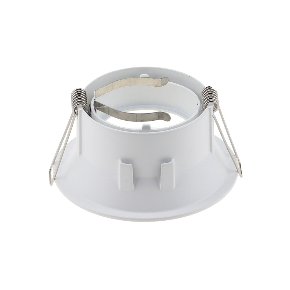 Anti-Glare Round/Square MR16/GU10 Housing Led Spot Light Bulb Holder Recessed Light Fixtures Downlight Frame