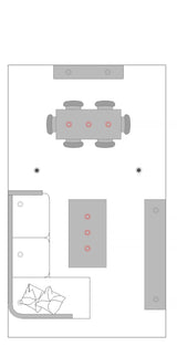 Saiyo Led spotlights Recessed Downlight 5W 7W 12W 15W No Flicker Deep Glare Round White Ceiling lamp Spots