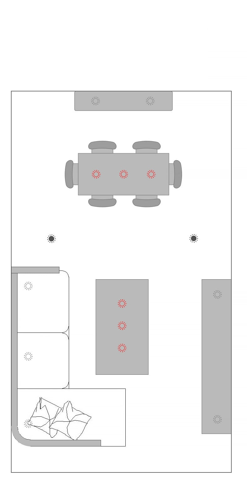 Saiyo Led spotlights Recessed Downlight 5W 7W 12W 15W No Flicker Deep Glare Round White Ceiling lamp Spots