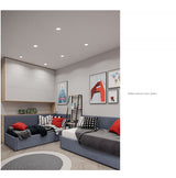 Saiyo Led spotlights Recessed Downlight 5W 7W 12W 15W No Flicker Deep Glare Round White Ceiling lamp Spots