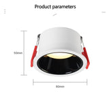 Saiyo Led spotlights Recessed Downlight 5W 7W 12W 15W No Flicker Deep Glare Round White Ceiling lamp Spots