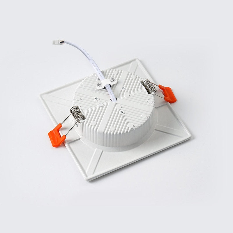 Square downlight Recessed LED Ceiling lamp Downlight 7W/9W/12W/2X7W/2X9W/2X12W White tBlack Kitchen indoor lighting Led lamp light