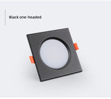 Square downlight Recessed LED Ceiling lamp Downlight 7W/9W/12W/2X7W/2X9W/2X12W White tBlack Kitchen indoor lighting Led lamp light