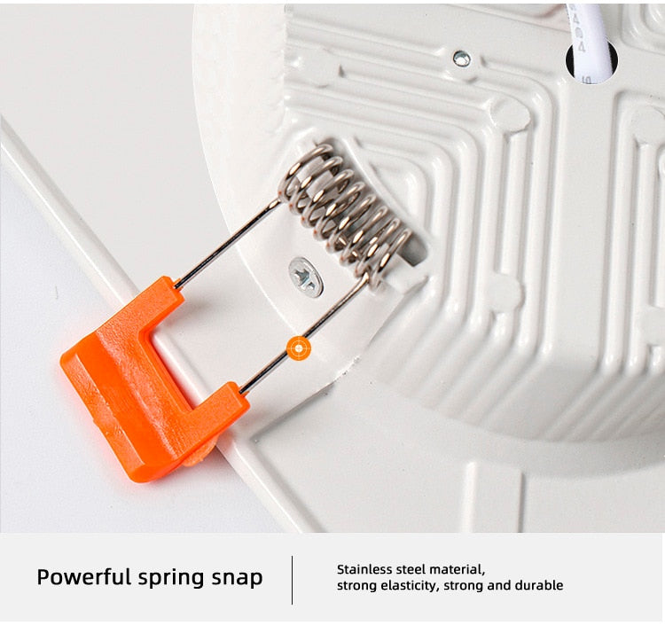 Square downlight Recessed LED Ceiling lamp Downlight 7W/9W/12W/2X7W/2X9W/2X12W White tBlack Kitchen indoor lighting Led lamp light