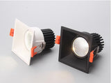 Dimmable Anti-Glare Recessed LED Downlights 7W 10W 12W COB LED Ceiling AC85~265V LED Ceiling Lamps Indoor Lighting