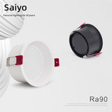 Recessed Round LED Dimmable Anti-Glare Downlight 5W/7W/9W/12W/15W Ceiling light AC85~265V Background Lamp Indoor Lighting