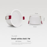 Recessed Round LED Dimmable Anti-Glare Downlight 5W/7W/9W/12W/15W Ceiling light AC85~265V Background Lamp Indoor Lighting